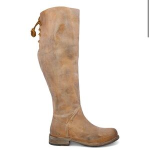 Bed Stu Manchester Tan Over the Knee Leather Boots